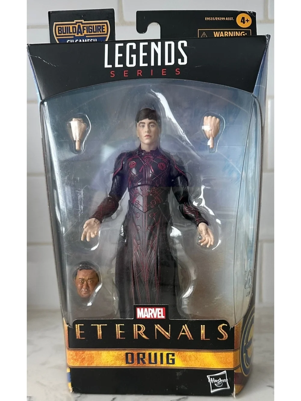 Marvel Legends Eternals Druig Figure BAF Gilgamesh Head Hasbro NIB 2021